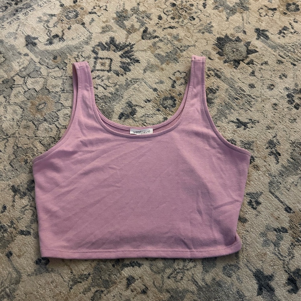 Vestique Lilac Crop Top